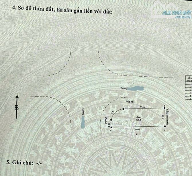 Nhỉnh 5 TỶ : ĐẤT HÒA XUÂN ĐÀ NẴNG - 2 MẶT TIỀN ngay NGÃ TƯ đg ĐÔ ĐỐC LÂN: 102m² =6,54 x20m