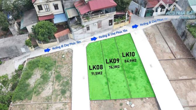 BÁN ĐẤT LIỀN KỀ TRUNG TÂM PHÚC YÊN – GẦN CHỢ,CÁCH QUẢNG TRƯƠNG 500M, DT-76M2 GIÁ 2 TỶ 4