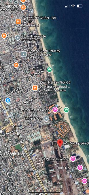 Bán đất (ngang 12m) mặt tiền đường 30m Võ Nguyên Giáp, Ngũ Hành Sơn, 306m2. Giá 42,8 tỷ - 2