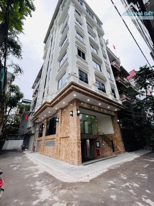 BÁN NHÀ LÔ GÓC, Ô TÔ, HOÀNG QUỐC VIỆT, CẦU GIẤY, DT 100M, 9 TẦNG, MT 6.6M, GIÁ NHỈNH 50 TỶ - 1