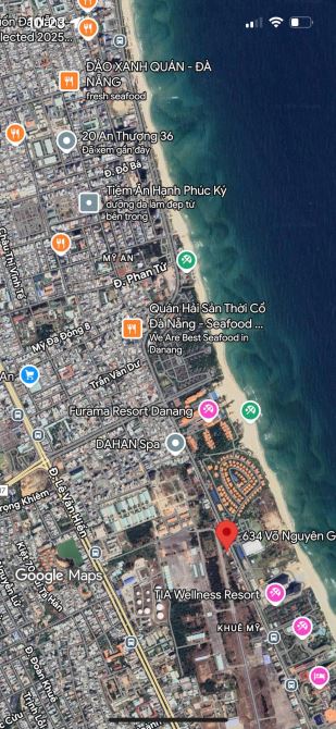 Bán đất (ngang 12m) mặt tiền đường 30m Võ Nguyên Giáp, Ngũ Hành Sơn, 306m2. Giá 42tỷ850 - 1
