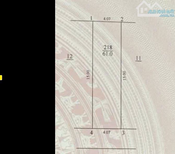 Bán Đất tặng nhà C4 tại Thiên Hiền, Gần Phố, 61m2 Giá 15 Tỷ - 1