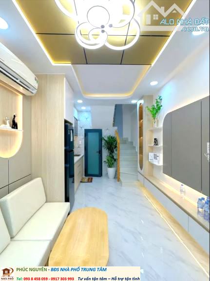 Bán nhà 4 tầng hẻm 1 sẹc 1 căn nhà tới Phan Đăng Lưu Bình Thạnh Dtsd 84m Gía 4.95 full NT - 1