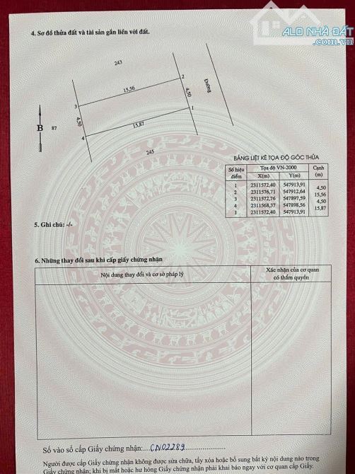 🔥Chính chủ gửi bán lô đất 70m2 Đông Tảo - Khoái Châu - Hưng Yên, Giáp vành đai 4 - 2