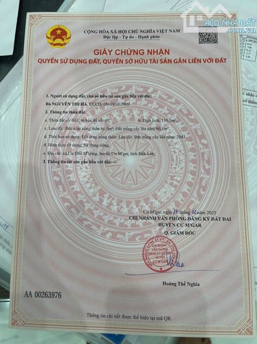 Bán đất mặt tiền đường nhựa giá 290tr xã Cư Dlie Mnoong  huyện cư mgar tỉnh Đăklak , , - 4