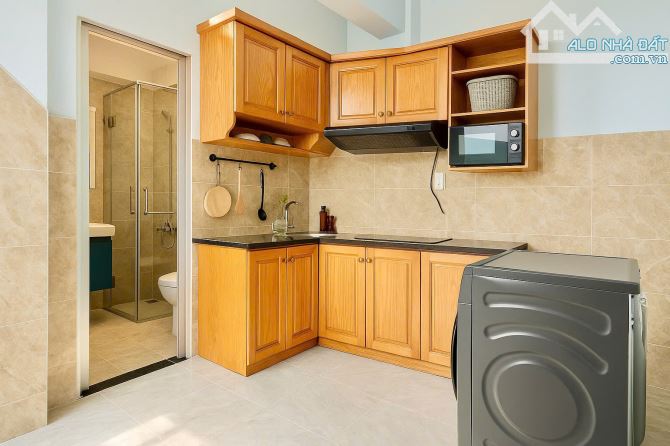CHDV cao cấp 1PN riêng thêm gác rộng_phòng bếp riêng - 5