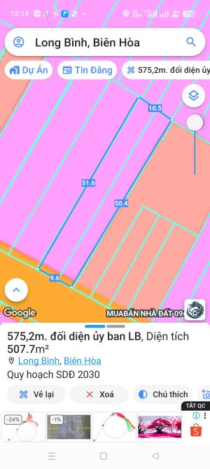 Bán 575m ngay Lotte Mart Amata Biên Hòa cách Xa Lộ Hà Nội 100m