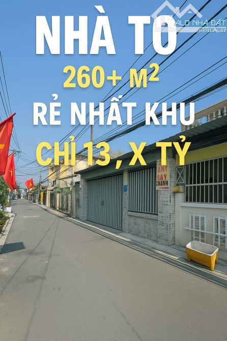 Nhà to đất rộng 260+ m2, giá rẻ nhất khu Chuyên Dùng Chính Phú Mỹ, chỉ 13.x tỷ
