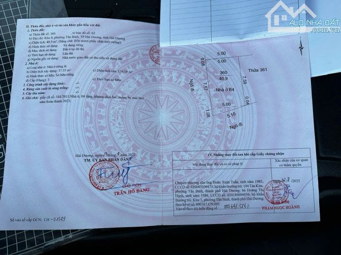 Bán căn nhà xinh xắn tại ngõ phố bình lộc không thiếu thứ gì, tp hải dương