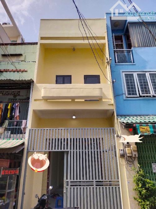 Nhà bán: đường Bình Tiên. Q 6. DTSD 37m2. 3 tầng. Giá 4,8 tỷ