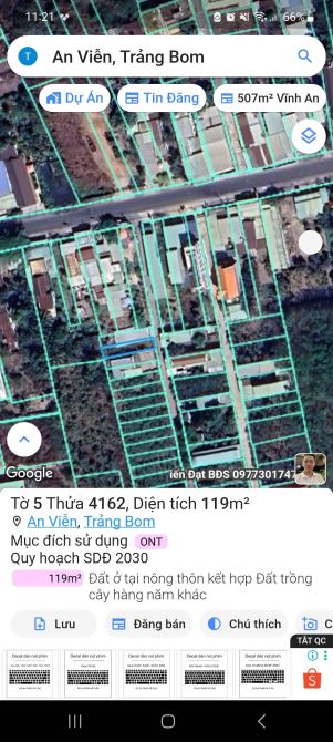 Đất An Viễn Trảng Bom giá tốt