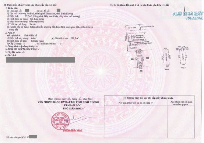 Bán nhà mới 1T2L 5x15.5m hoàn công, mặt tiền An Phú 18 p.An Phú gần chợ Đông Đô - 1