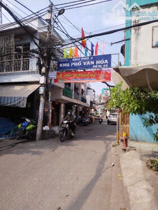 Nhà bán: đường Bình Tiên. Q 6. DTSD 37m2. 3 tầng. Giá 4,8 tỷ - 1