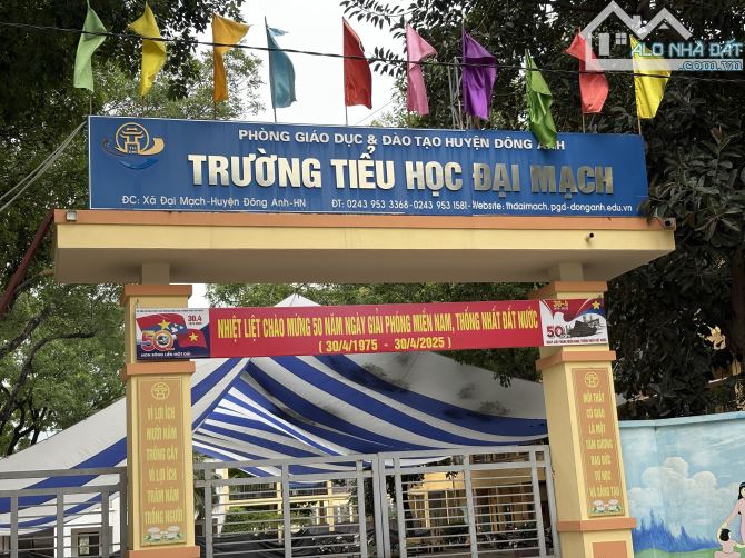 [HẠ CHÀO 500 TRIỆU] 40tr/m2 -107.5M2 ĐẤT ĐẠI MẠCH ĐÔNG ANH-Ô TÔ CAMRY NGỦ TRONG ĐẤT - 2