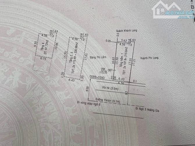 Nhà Mt Yesin -TDM : 1 hầm 4 lầu kinh doanh sầm uất , đang cho thuê 50tr - 2