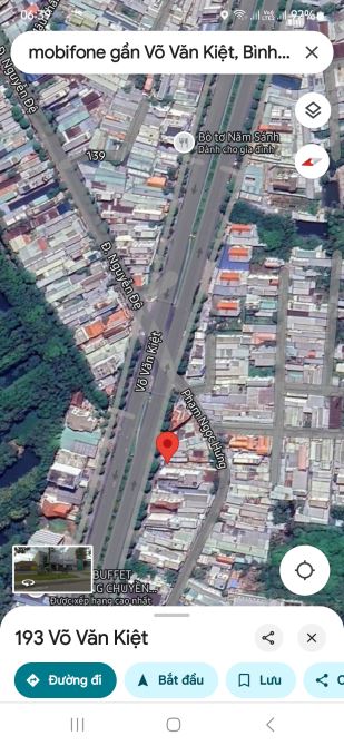Bán nhà đất 2 mặt tiền đường Võ Văn Kiệt, DT: 5.7m (hậu 6.9m) x 42m= 250m2 (ODT) - 2