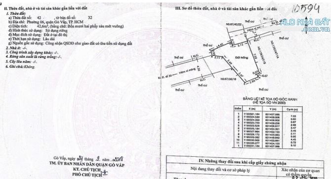 Bán đất full thổ cư đường 27 phường 6 quận gò vấp - 4
