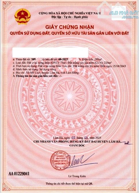 ✨ 1 LÔ DUY NHẤT 295M2 NGANG 6M, dưới chân Đèo Tà Nung, 2Km chạm địa phận TP Đà Lạt - 739TR - 4