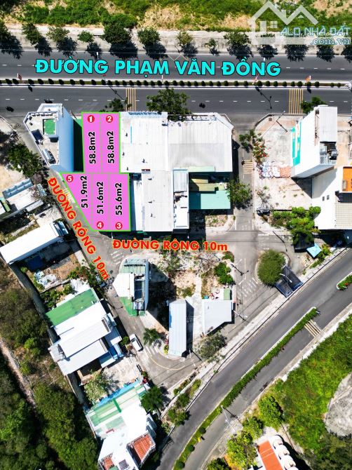 Bán đất view biển mặt đường phạm văn đồng nha trang