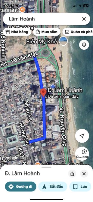 ✨💥 SIÊU PHẨM HIẾM GẶP- LÔ ĐẤT BỀ NGANG HƠN 10 M, GIÁP BIỂN SƠN TRÀ, GIÁ ĐẦU TƯ✨🍀