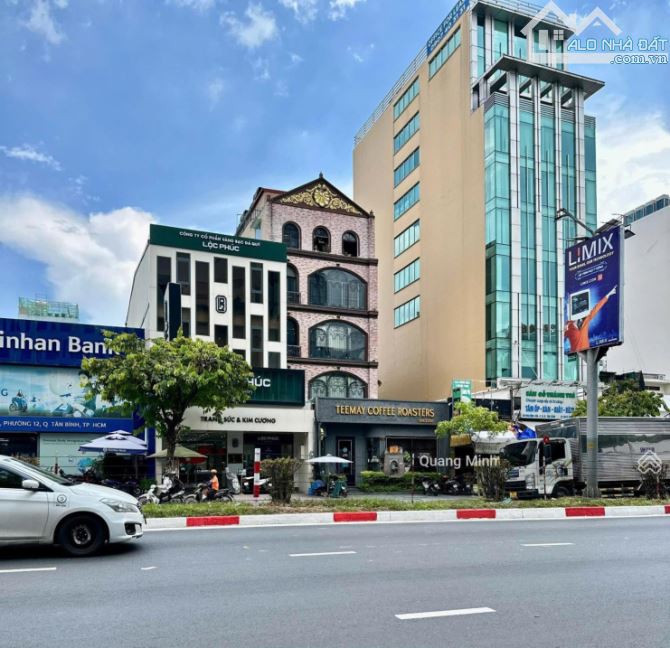Tòa nhà văn phòng  2 MT Cộng Hòa - Quách văn Tuấn, (8.5x33m), 1 hầm,4 tầng,St 120 tỷ