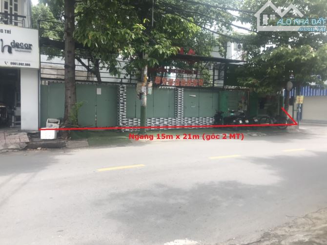 Căn Góc 2 mặt tiền Tân Chánh Hiệp, DT: 15x21m, full thổ cư, giá 27.9 tỷ TL
