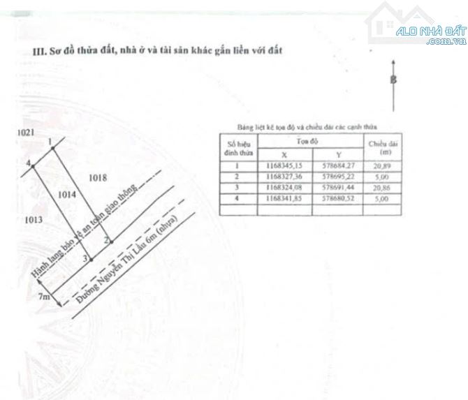 Quá Vip, 102m2 đất thổ cư đường nhựa nguyễn thị lầu chỉ 699tr