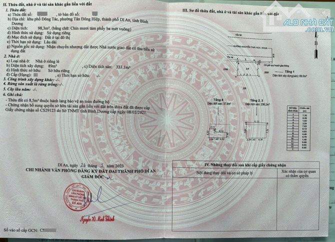 12Tỷ__Mặt Tiền Kinh Doanh đường Nguyễn Thái Học, gần chợ Dĩ an 1__Nhà Hoàn Công gần TTYTDA - 10