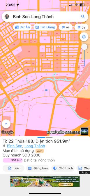 Bán gần 1 sào bình sơn gần đường 769 giá mềm đầu tư - 1