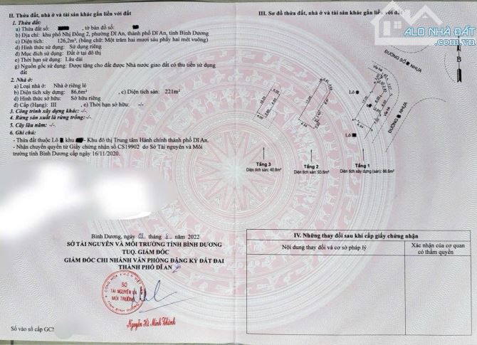 Nhà góc 2 mặt tiền trung tâm hành chính Dĩ An, Phường Dĩ An, Tp Dĩ An. - 17