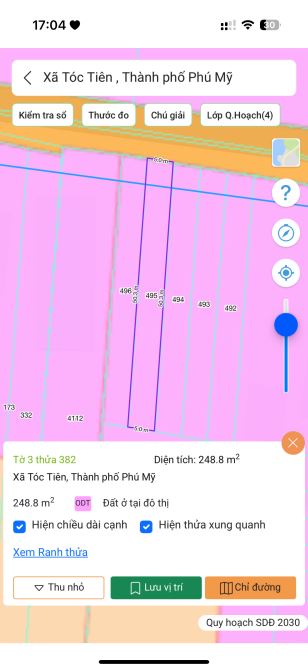 Mặt tiền chính đường Mỹ Xuân Tóc Tiên dài 50m cắt lỗ 35% giá trị ban đầu - 1