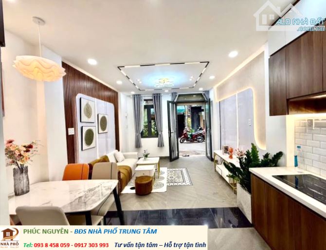 BÁN gấp NHÀ 3 TẦNG MỚI giáp Q1– HXH LÊ VĂN DUYỆT – DTSD 90M2 – GIÁ TỐT 5.35 TỶ - tặng NT - 2