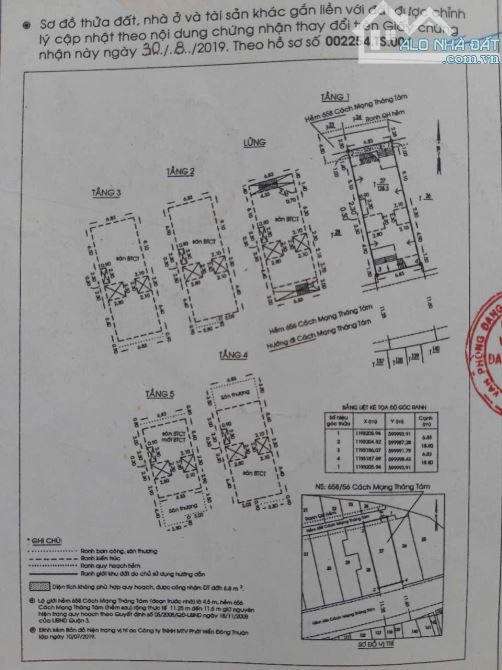 tòa văn phòng hẻm 10m CMT8 DT 7x20  128m2 7 tầng ngay Công Viên Lê thị RIêng giá 35 tỷ TL - 2
