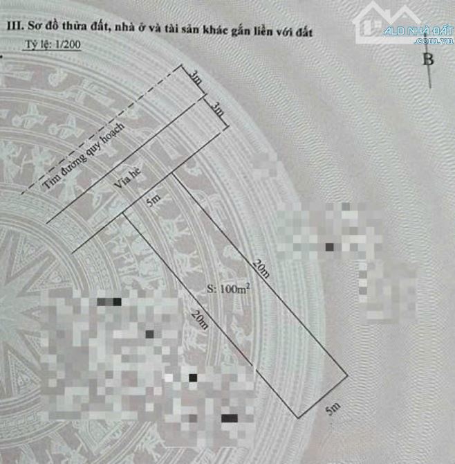 🌳Bán đất TĐC Sở Tư Pháp - gần trục Trần Hoàn - 100m² ngang 5m - Giá 6,25 tỷ - 2