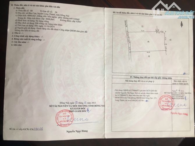 Bán 4 sào khu bàn cờ bàu cạn giá mềm cho nhà đầu tư - 2