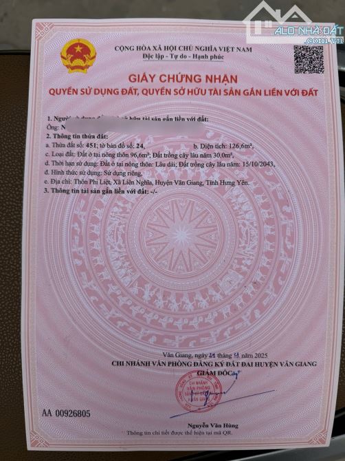 Cần bán hàng đẹp như Pha Lê tại Phi liệt 127m - 3