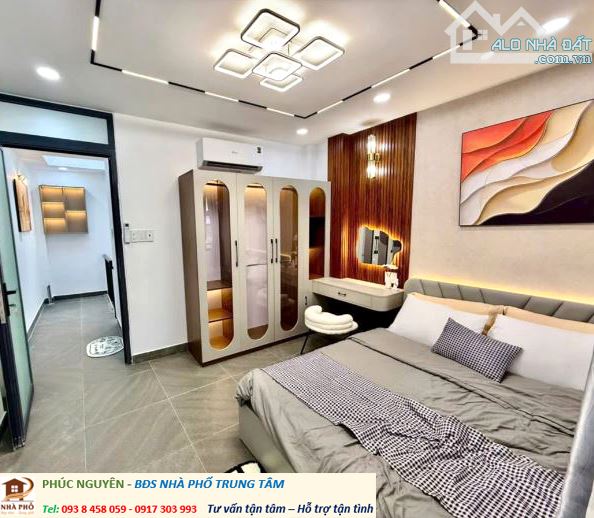 BÁN gấp NHÀ 3 TẦNG MỚI giáp Q1– HXH LÊ VĂN DUYỆT – DTSD 90M2 – GIÁ TỐT 5.35 TỶ - tặng NT - 3