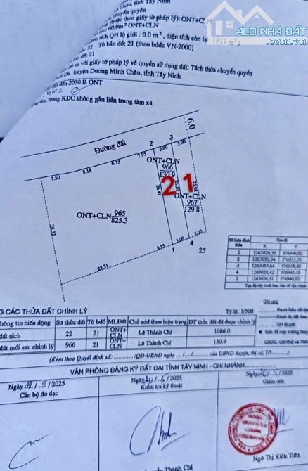✨ 5x26M (60M2 ONT) đường Nhựa 6M, dân đông kín, kế bên trường học, View cận Núi Bà - 339TR - 3