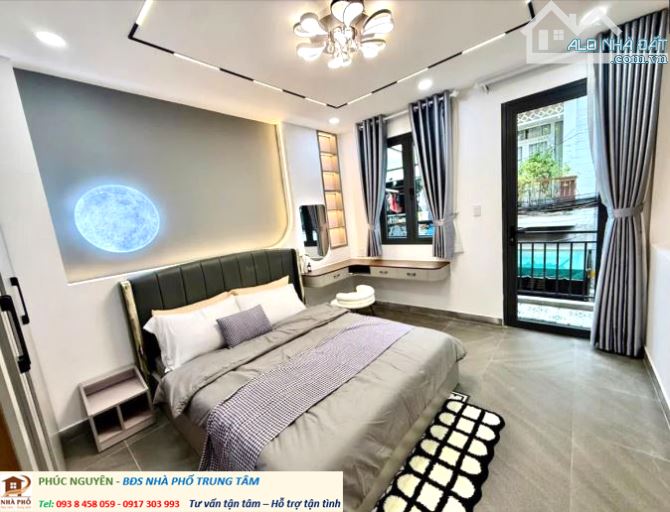 BÁN gấp NHÀ 3 TẦNG MỚI giáp Q1– HXH LÊ VĂN DUYỆT – DTSD 90M2 – GIÁ TỐT 5.35 TỶ - tặng NT - 4