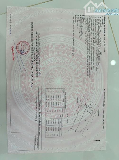 Bán đất mặt tiền đường Trần Quang nhơn DT 1000m thổ cư 400m.