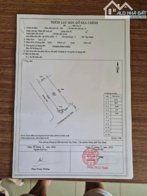 Bán  14,5 x 45 góc 2 MT lạc long quân phường 4 chỉ có 14 tỷ