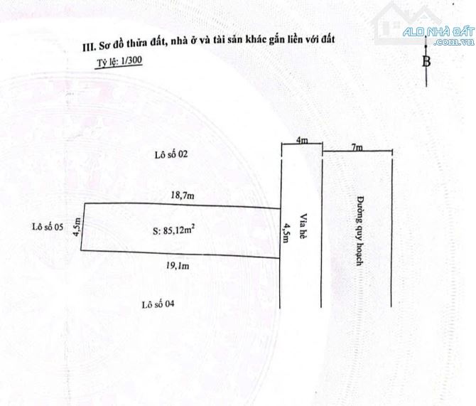 Chính chủ gửi bán Lô đất trục chính TĐC Bắc Cầu (175 Đằng Hải)