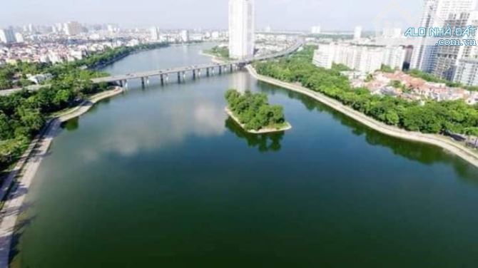 BÁN ĐẤT TẶNG NHÀ MẶT HỒ HOÀNG LIỆT 71M2, MT4.2M, KINH DOANH ĐỈNH GIÁ 21.5 TỶ (CTL) - 1