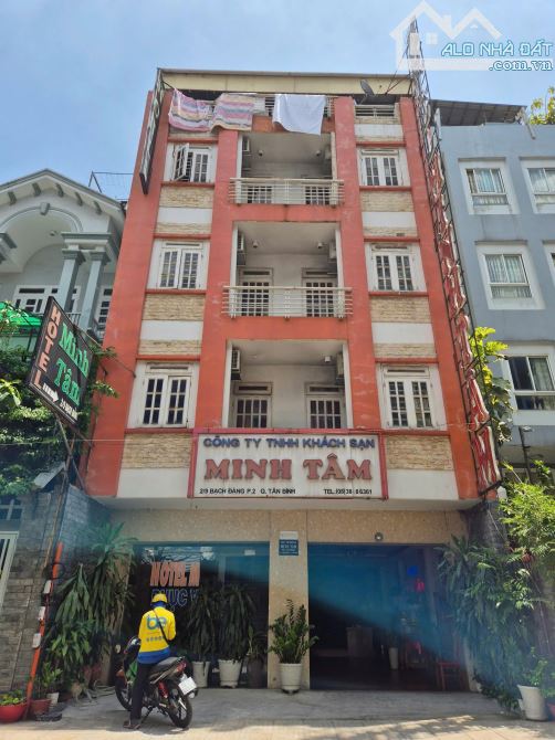 BÁN KHÁCH SẠN 5 TẦNG 32 PHÒNG KHU SÂN BAY, 8x27M VUÔNG VỨC, ĐẦY ĐỦ PCCC - 1