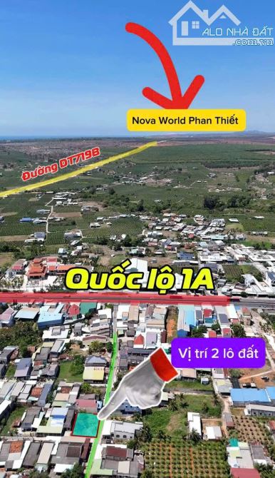 Bán đất thổ cư mặt tiền bê tông tại xã Hàm Mỹ - 2