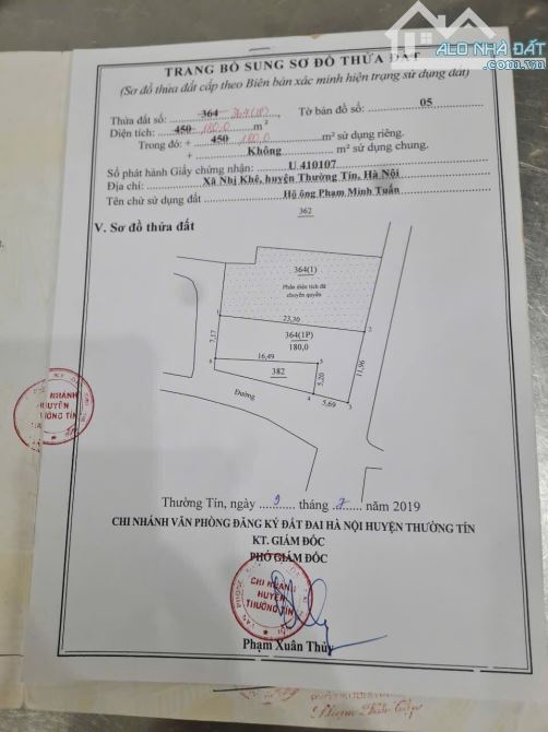 BÁN GẤP 180M*MT12M ĐẤT 3 MẶT THOÁNG NHỊ KHÊ QUÁN GÁNH Ô TÔ 1.25 TẤN THÔNG 14.5 TỶ - 2