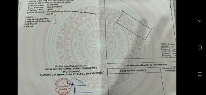 🍀Bán Lô Đẹp Giãn Dân Ấp Đồn Yên Phong Nhìn Vườn Hoa, Không Lỗi Mt 5m Dt 90m2 Giá 4.3 Tỷ