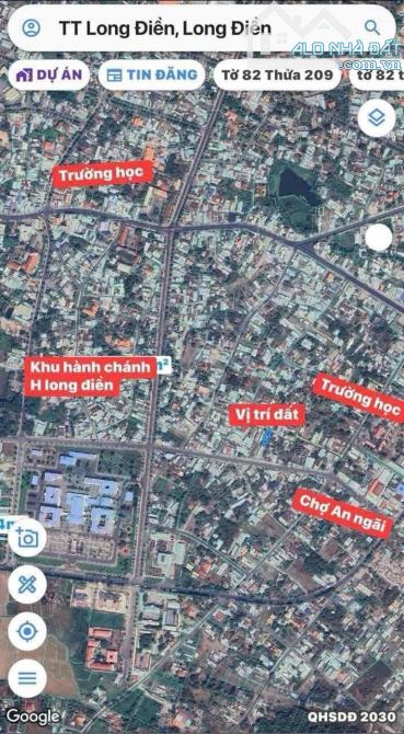 Cần Bán Lô Biệt Thự Đất Dân Gần Chợ An Ngãi Ngay Trung Tâm Long Điền - BRVT