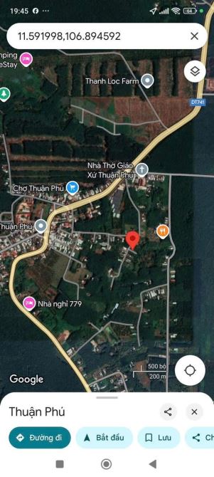 Lô đất 6x40m ngay gần ngã 3 Thuận Phú, Đồng Phú - 1