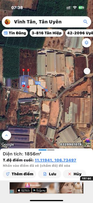 Bán xưởng mới ở p Vĩnh Tân Tân Uyên bình dươg có skc giấy tờ đầy đủ,có hợp đồng cho thuê - 1